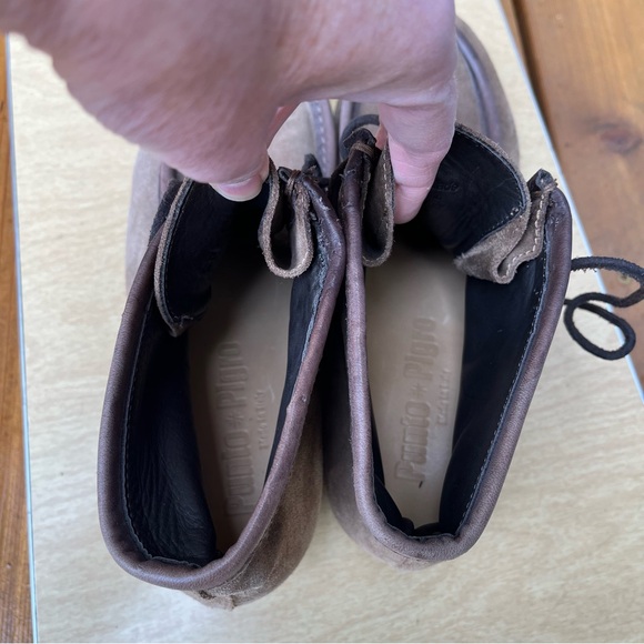 Punto Pigro Wm’s Chunky Lace Up Ankle Boot In Brown Suede Leather Sz 9/40 - Picture 10 of 16